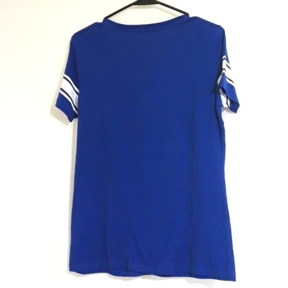 Chase Elliott Racing 24 Womens Sz M Blue V-neck Short Sleeve Graphic Tee Shirt - Picture 2 of 8